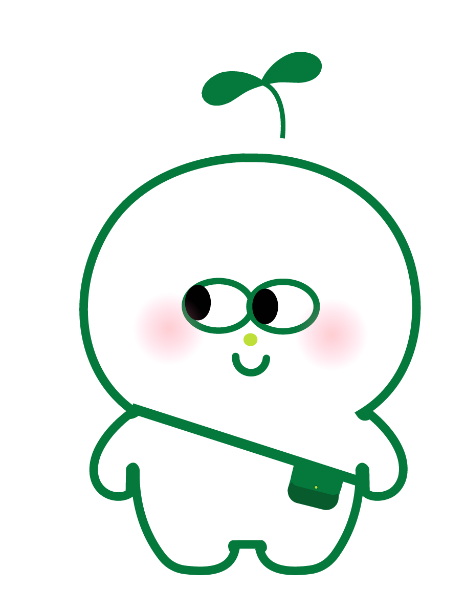 Naendi mascot — a friendly character representing the app